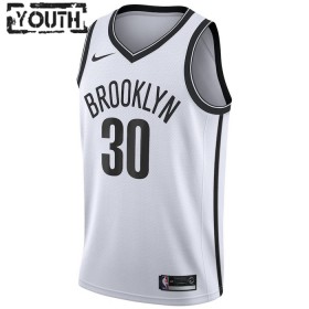 Barn Brooklyn Nets Tröja Seth Curry 30 Nike 2022-23 Association Edition Vit Swingman